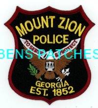 GEORGIA,MOUNT ZION POLICE 1
